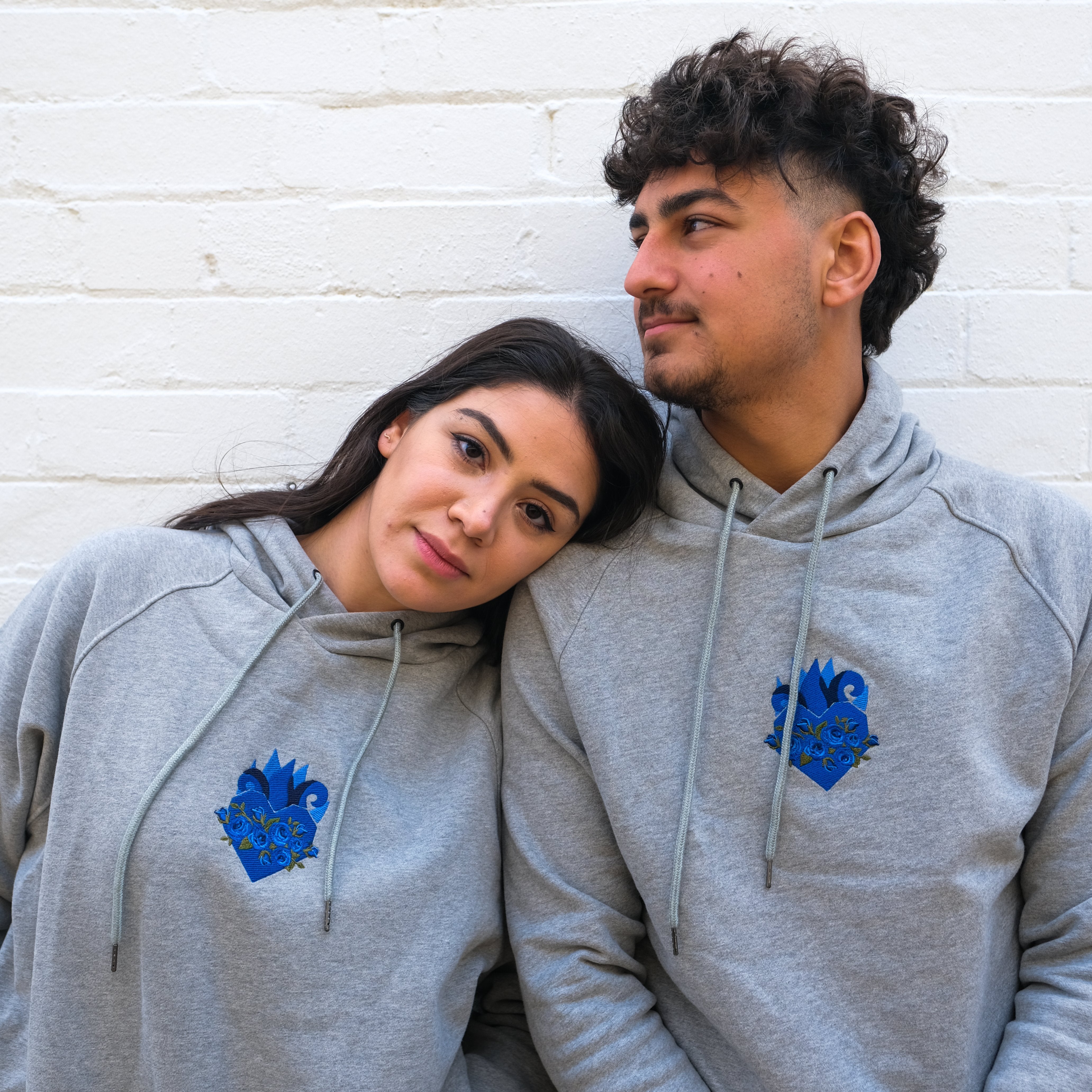 Grey 'Full of Grace' Unisex Hoodie