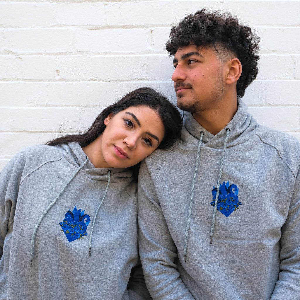 Grey 'Full of Grace' Unisex Hoodie