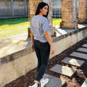 Grey 'Sacred Heart of Jesus' Unisex Tee