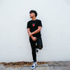 Black 'Sacred Heart of Jesus' Unisex Tee