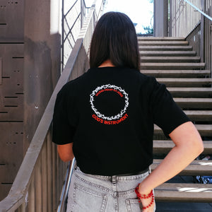 Black 'Sacred Heart of Jesus' Unisex Tee